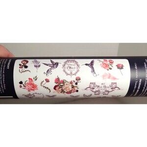 NEW Hokus Pokus Hummingbird  floral Paris Xtra Large Furniture Transfer RETIRED